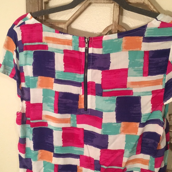 Color Block Blouse - Picture 4 of 4